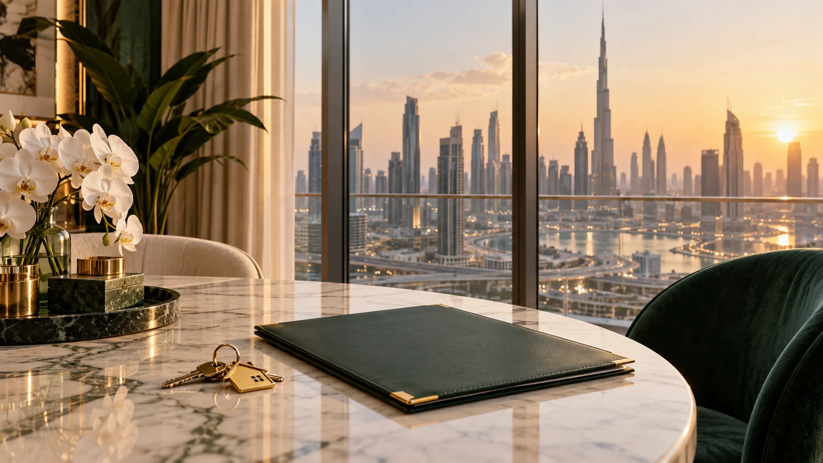 Buying a Dubai Property: Start With Your Exit — editorial illustration